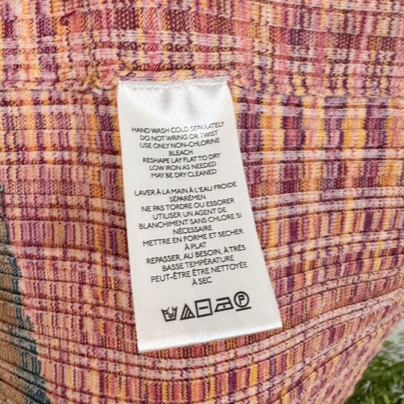 ANTHROPOLOGIE | patchwork cardigan sweater | M/L | space dye - Picture 10 of 10